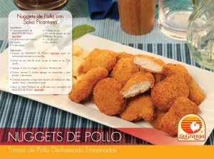 Nuggets de Pollo con Salsa Picantona