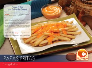 Papas Fritas con Salsa de Queso